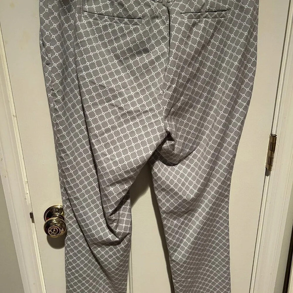🎀 3 for $25 🎀 Willi Smith Gray Ankle Pants 12 Preppy Classic Crop - Picture 6 of 6
